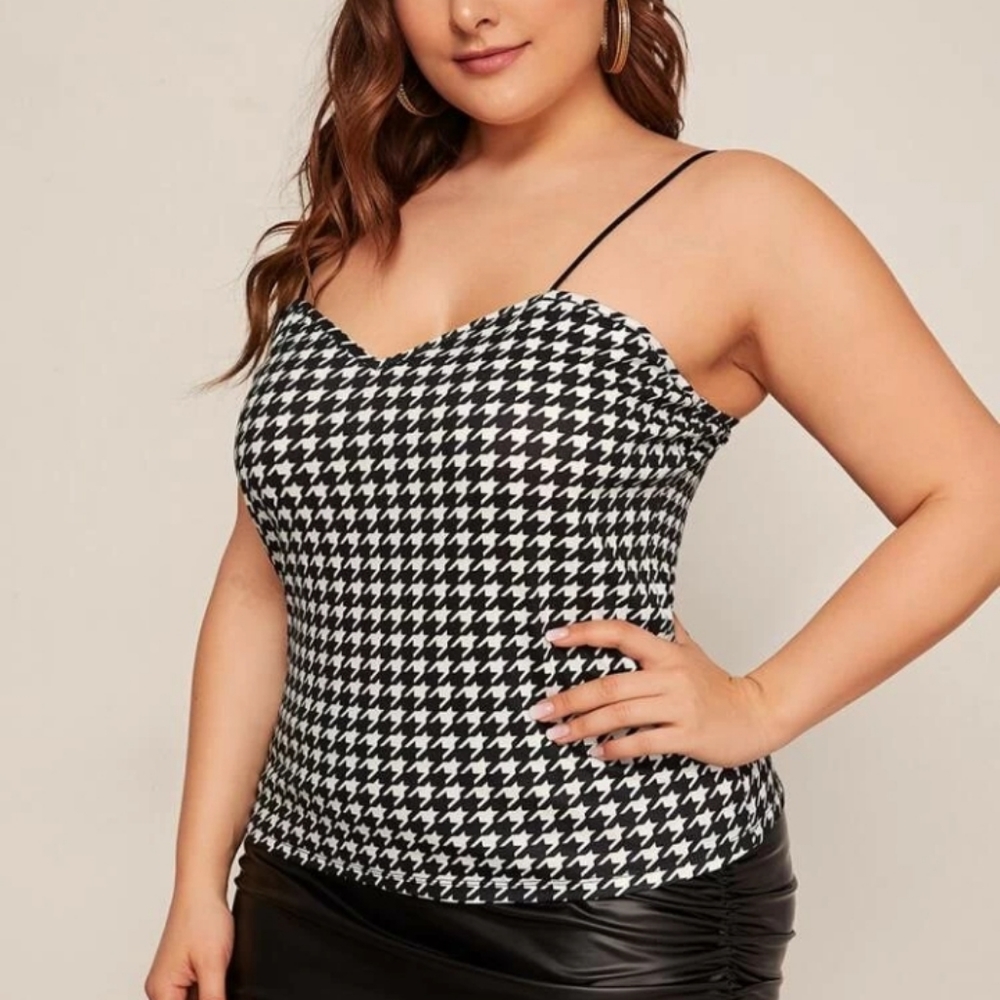 Shein Size 18 Houndstooth Tanktop